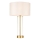 Endon 68802 - Lampe de table tactile à intensité variable LESSINA 1xE27/10W/230V doré/blanc