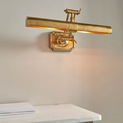 Endon 69833 - Applique pour tableau WINCHESTER 2xE14/6W/230V 51 cm laiton