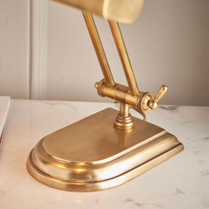 Endon 69834 - Lampe de table WINCHESTER 2xE14/6W/230V laiton