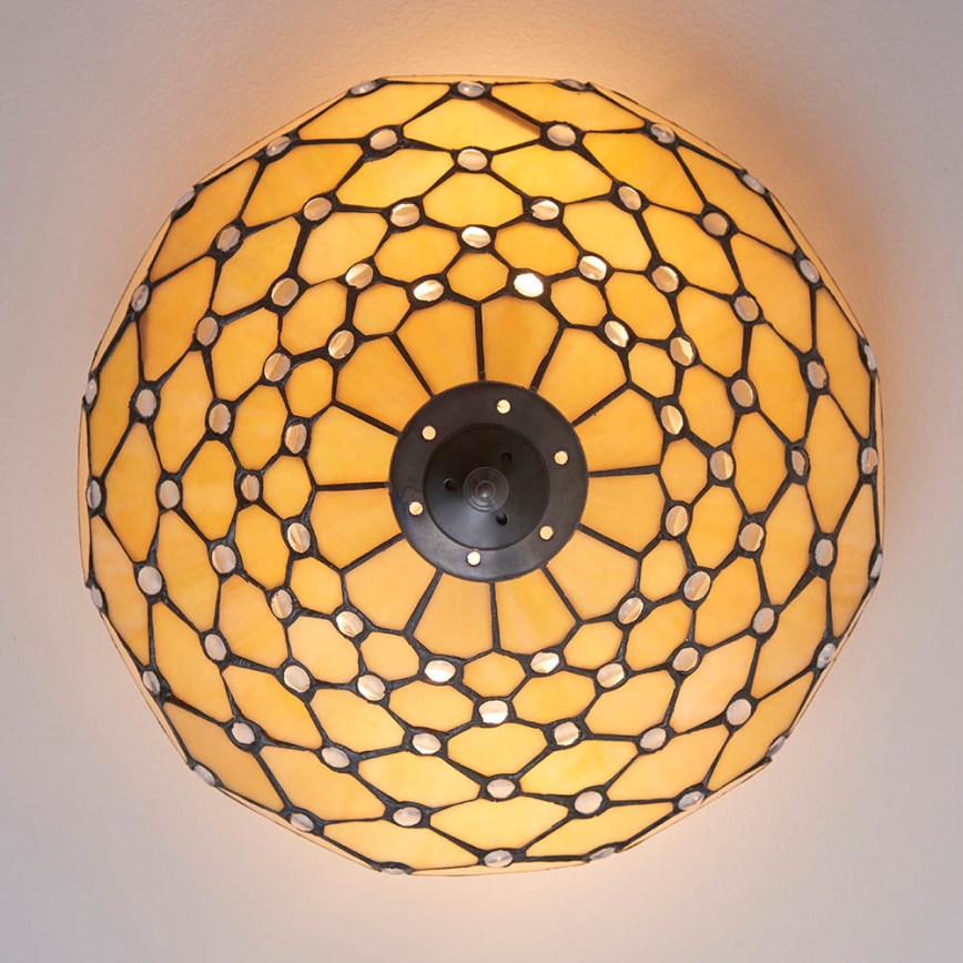 Endon 70242 - Plafonnier PEARL 2xE27/60W/230V d. 37 cm