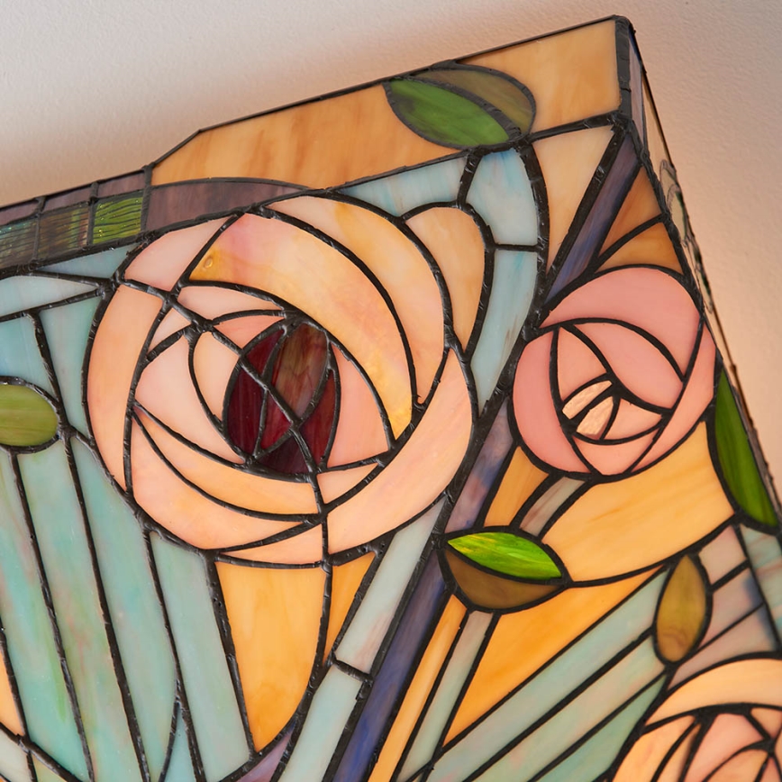 Endon 70698 - Plafonnier Tiffany WILLOW 2xE27/60W/230V