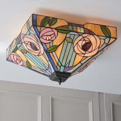 Endon 70698 - Plafonnier WILLOW 2xE27/60W/230V