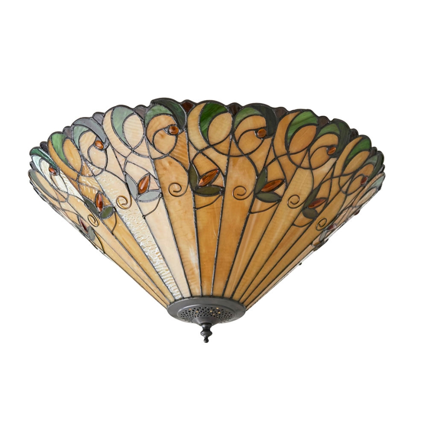 Endon 70706 - Plafonnier JAMELIA 2xE27/60W/230V d. 50 cm