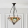 Endon 70750 - Suspension Tiffany HECTOR sur chaîne, 3xE27/60W/230V, Ø 40 cm