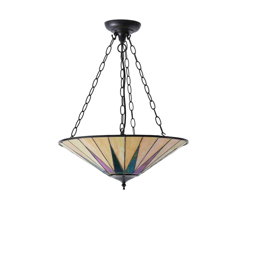 Endon 70754 - Suspension chaîne DARK STAR 3xE27/60W/230V d. 49 cm