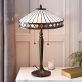 Endon 70935 - Lampe de table Tiffany FARGO 2xE27/60W/230V diam. 41,5 cm