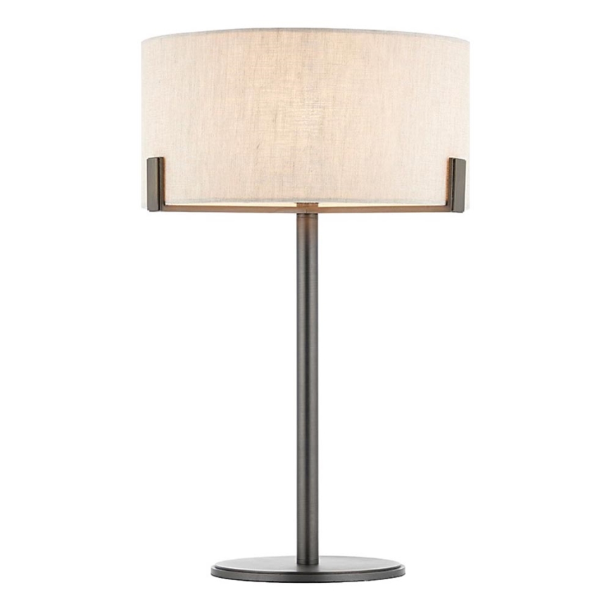 Endon 72631 - Lampe de table HAYFIELD 1xE27/40W/230V bronze/gris