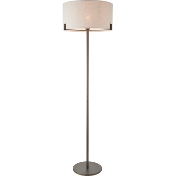 Endon 72634 - Lampadaire HAYFIELD 1xE27/40W/230V marron/gris