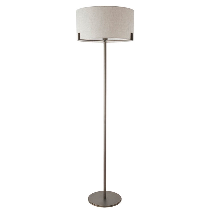 Endon 72634 - Lampadaire HAYFIELD 1xE27/40W/230V marron/gris