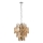 Endon 72744 - Lustre en cristal suspendu VIVIANA 12xE14/40W/230V chrome brillant/fumé