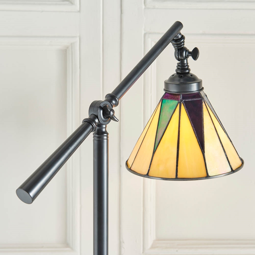 Endon 74355 - Lampadaire Tiffany DARK STAR 1xE14/40W/230V