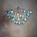 Endon 76450 - Suspension sur câble INFINITY 6xG9/28W/230V multicolore