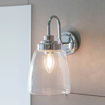 Endon 77088 - Applique murale pour salle de bains ASHBURY 1xE14/4W/230V IP44 chromé brillant