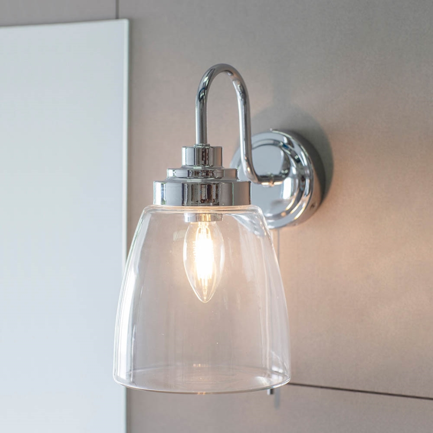 Endon 77088 - Applique murale pour salle de bains ASHBURY 1xE14/4W/230V IP44 chromé brillant