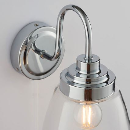 Endon 77088 - Applique murale pour salle de bains ASHBURY 1xE14/4W/230V IP44 chromé brillant