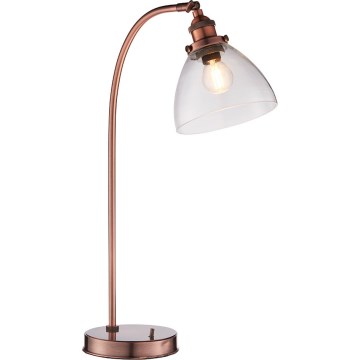 Endon 77861 - Lampe de table HANSEN 1xE27/40W/230V cuivre