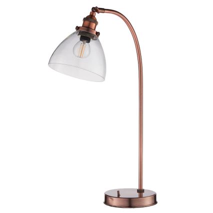 Endon 77861 - Lampe de table HANSEN 1xE27/40W/230V cuivre