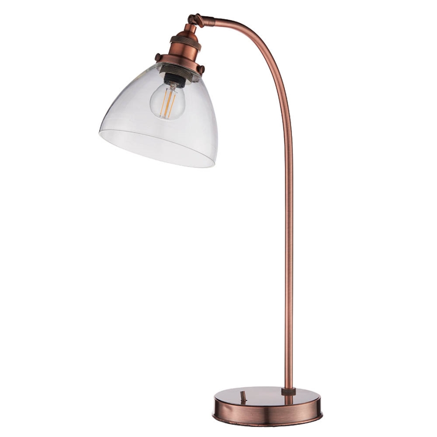 Endon 77861 - Lampe de table HANSEN 1xE27/40W/230V cuivre