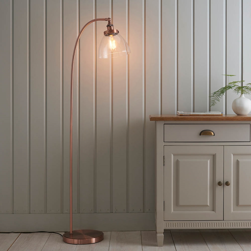 Endon 77862 - Lampadaire HANSEN 1xE27/40W/230V cuivre