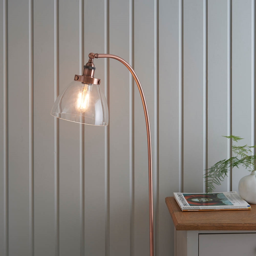 Endon 77862 - Lampadaire HANSEN 1xE27/40W/230V cuivre