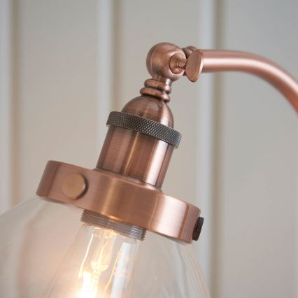 Endon 77862 - Lampadaire HANSEN 1xE27/40W/230V cuivre