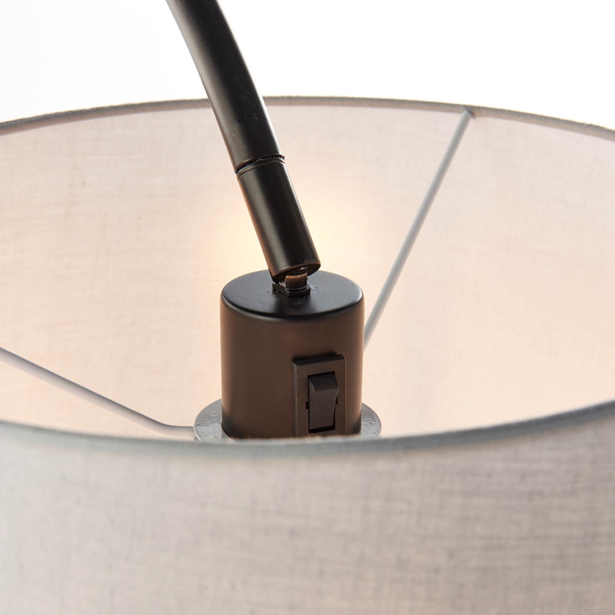 Endon 78163 - Lampadaire CARLSON 1xE27/60W/230V gris/noir