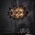 Endon 80124 - Suspension filaire INFINITY 8xG9/28W/230V noir/fumé