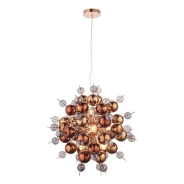 Endon 81584 - Suspension filaire JOULES 9xE14/7W/230V cuivre