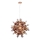 Endon 81584 - Suspension filaire JOULES 9xE14/7W/230V cuivre