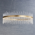 Endon 81908 - Lustre LED dimmable sur câble ADRIEL LED/58W/230V 3000K Ø 70 cm doré/transparent
