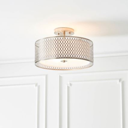 Endon 81966 - Plafonnier CORDERO 3xE27/10W/230V chrome mat