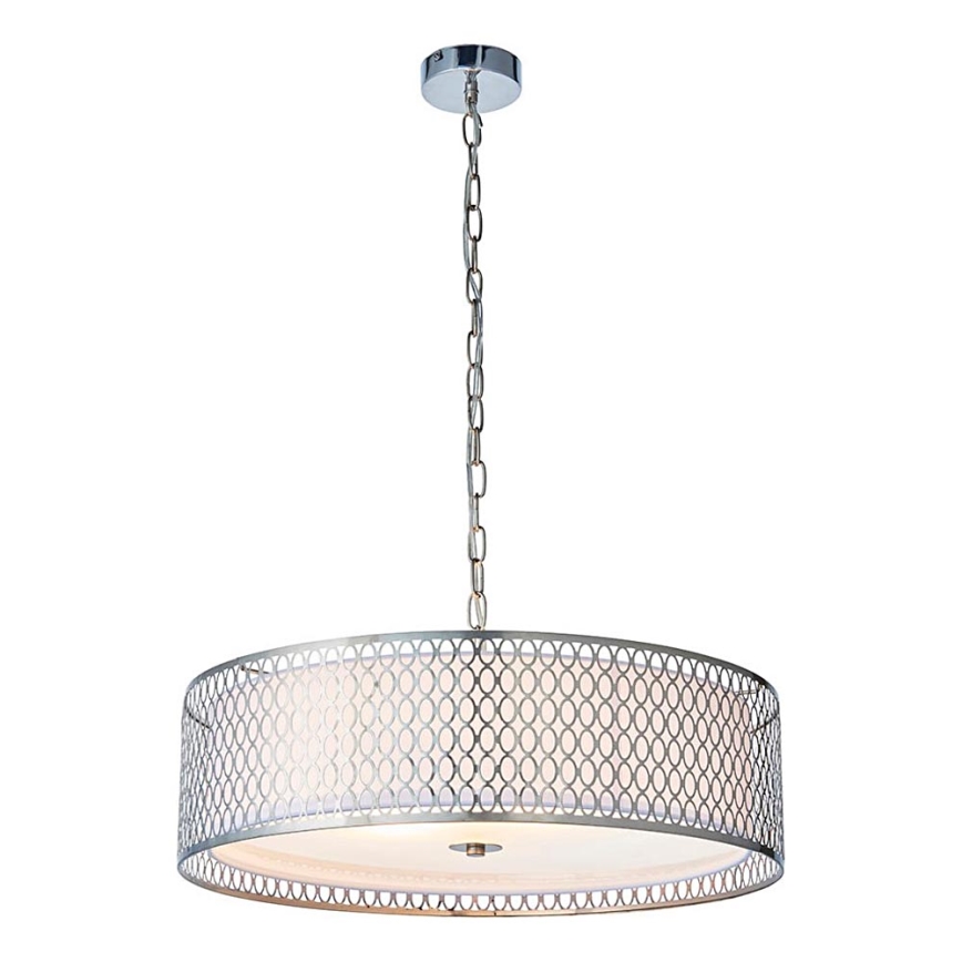 Endon 81969 - Suspension chaîne CORDERO 3xE27/10W/230V chrome mat