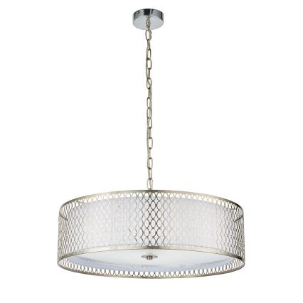 Endon 81969 - Suspension chaîne CORDERO 3xE27/10W/230V chrome mat
