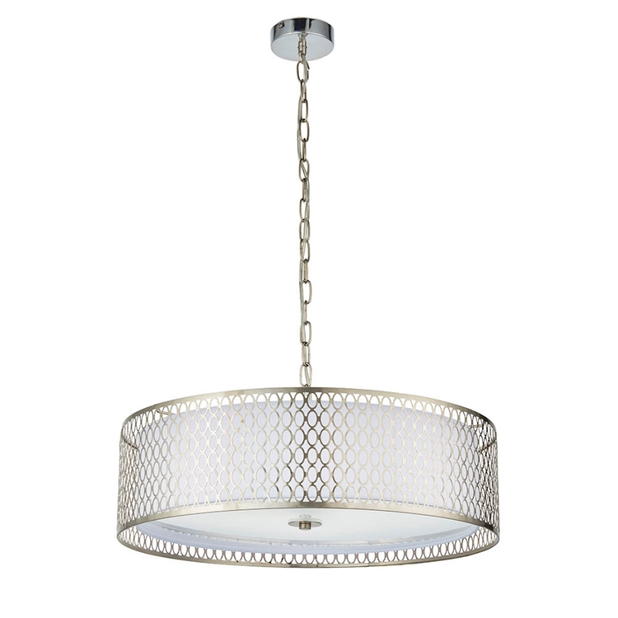 Endon 81969 - Suspension chaîne CORDERO 3xE27/10W/230V chrome mat