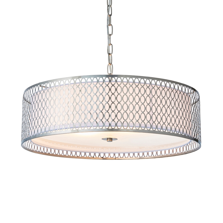 Endon 81969 - Suspension chaîne CORDERO 3xE27/10W/230V chrome mat