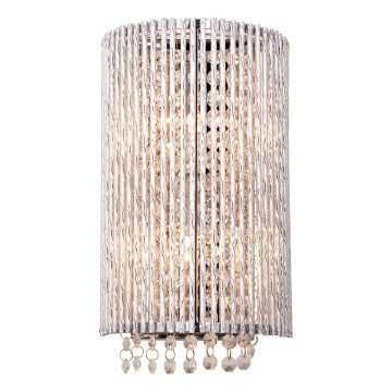 Endon 81978 - Applique murale en cristal GALINA 2xG9/25W/230V chrome brillant
