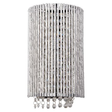 Endon 81978 - Applique murale en cristal GALINA 2xG9/25W/230V chrome brillant