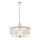 Endon 90263 - Lustre sur chaîne CHESTERFIELD 6xE14/6W/230V Ø 55 cm chrome brillant