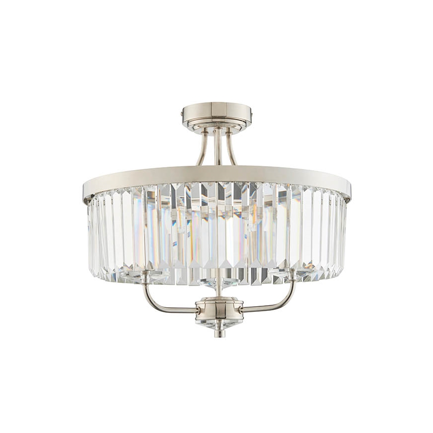 Endon 90264 - Lustre plafonnier CHESTERFIELD 3xE14/6W/230V chrome brillant