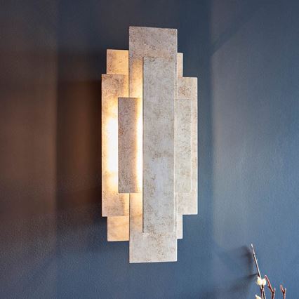 Endon 90451 - Applique murale ALZARE 2xG9/3W/230V patine blanche