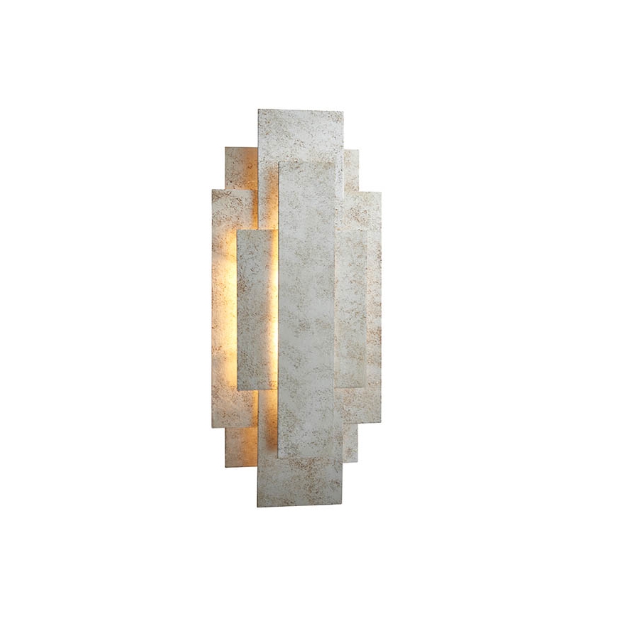 Endon 90451 - Applique murale ALZARE 2xG9/3W/230V patine blanche