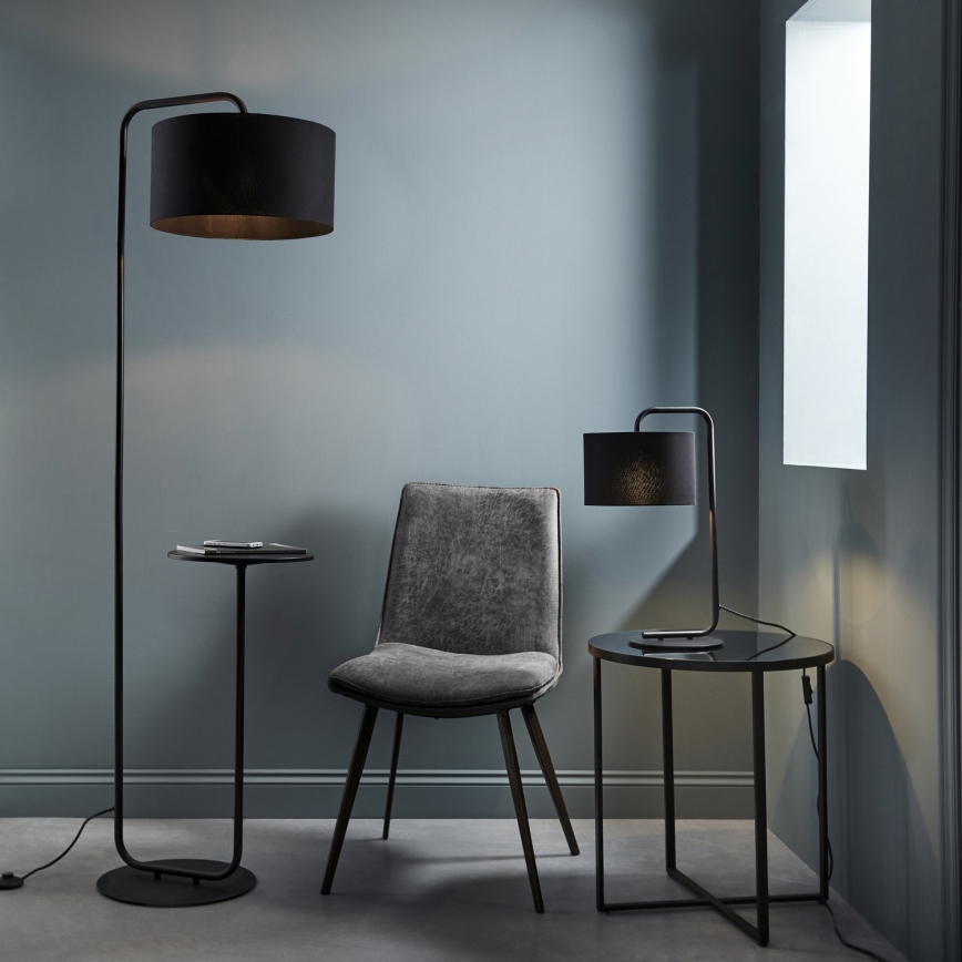 Endon 92301 - Lampadaire LANDIS 1xE27/10W/230V noir