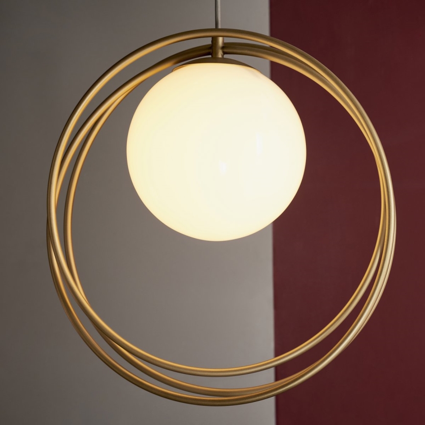 Endon 92488 - Suspension sur câble EMILIO 1xE27/10W/230V dorée