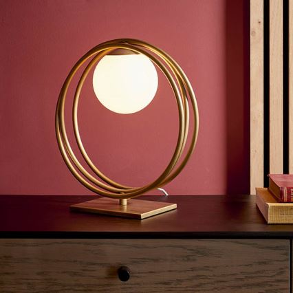 Endon 92491 - Lampe de table EMILIO 1xG9/3W/230V dorée