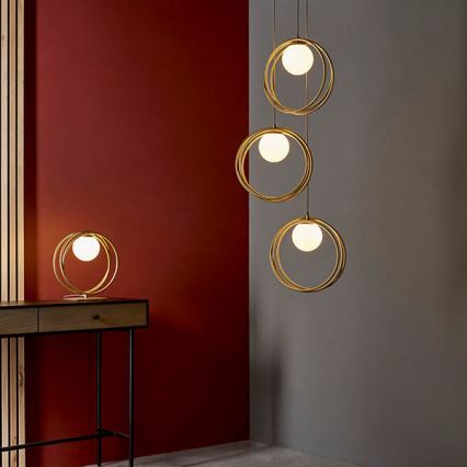 Endon 92491 - Lampe de table EMILIO 1xG9/3W/230V dorée