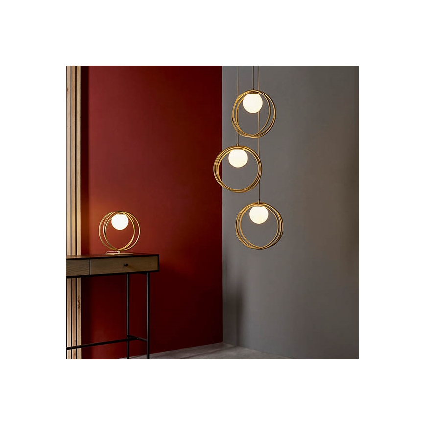Endon 92491 - Lampe de table EMILIO 1xG9/3W/230V dorée