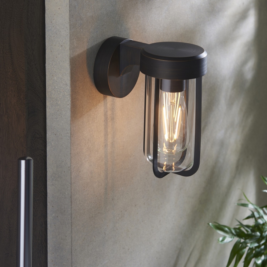 Endon 92857 - Applique murale pour salle de bains 1xE27/6W/230V IP44 bronze/noir