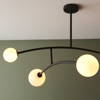 Endon 92940 - Suspension sur tige BALANCE 4xG9/3W/230V noire