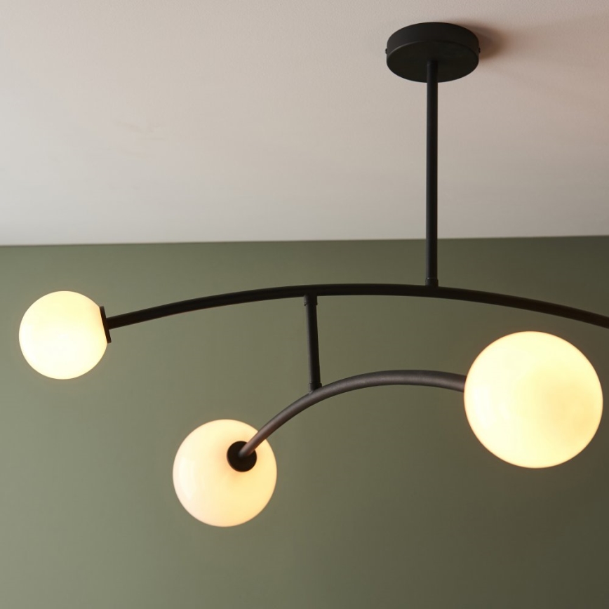 Endon 92940 - Suspension sur tige BALANCE 4xG9/3W/230V noire