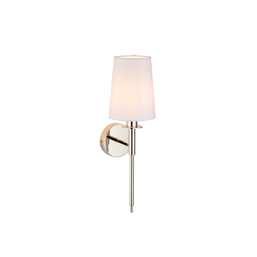 Endon 92949 - Applique murale 1xE14/6W/230V blanche/chrome brillant